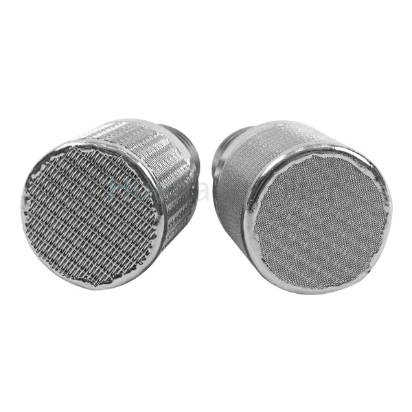 M18 External Thread 10μm Sintered Mesh Filter Element